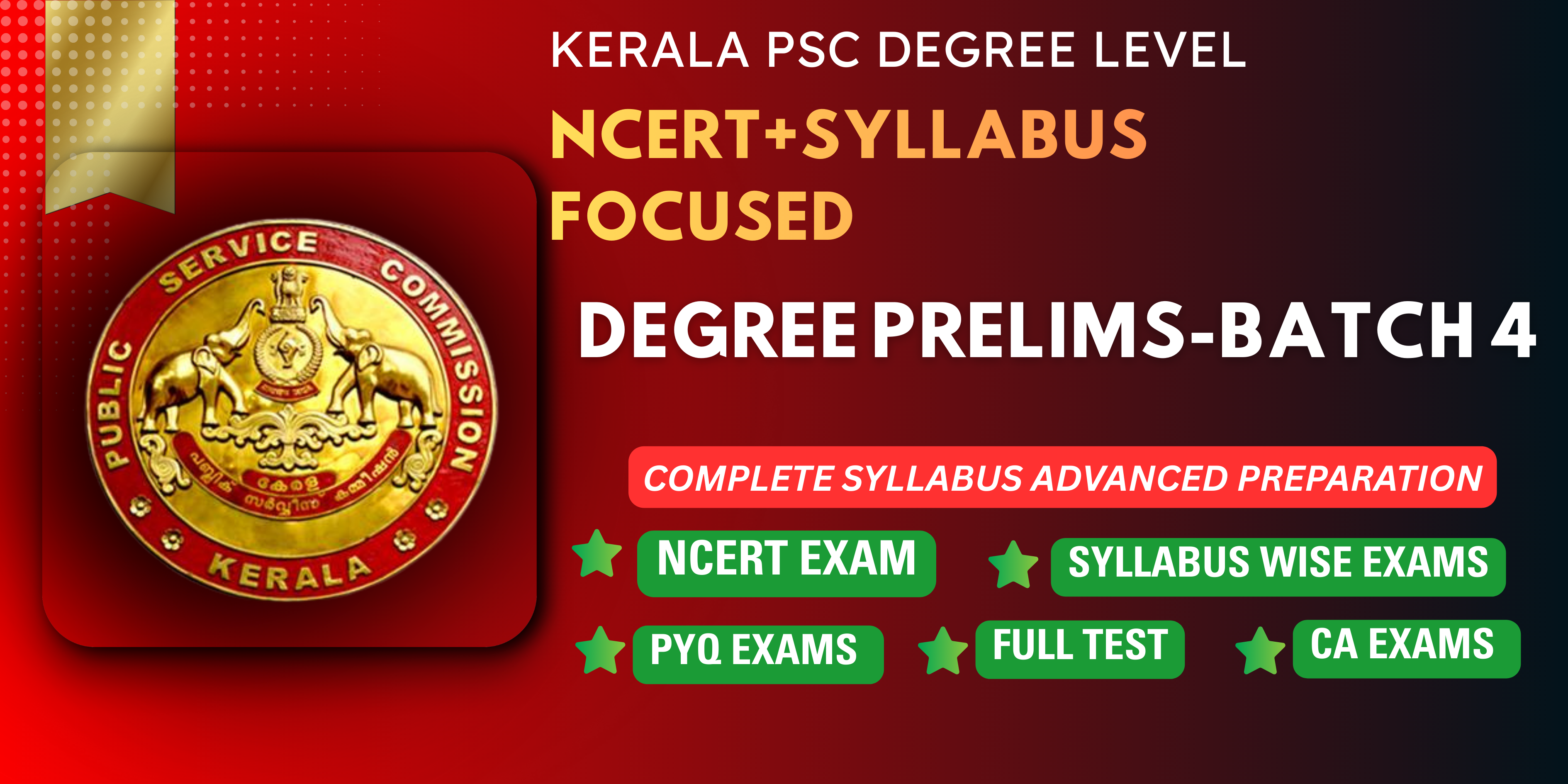 DEGREE PRELIMS BATCH 4