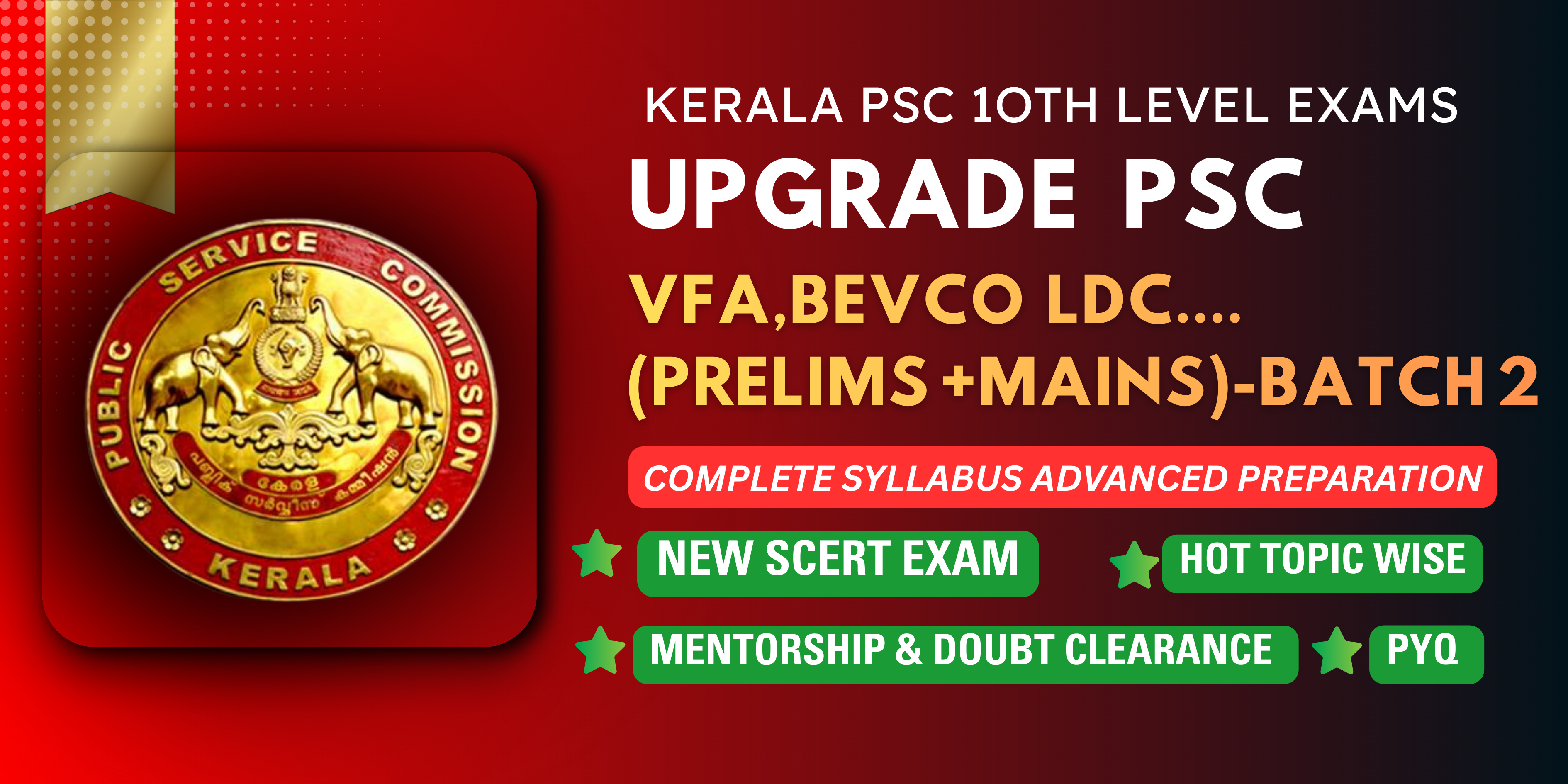 10TH LEVEL PRELIMS AND MAINS (VFA,BEVCO LDC...)-BATCH 2