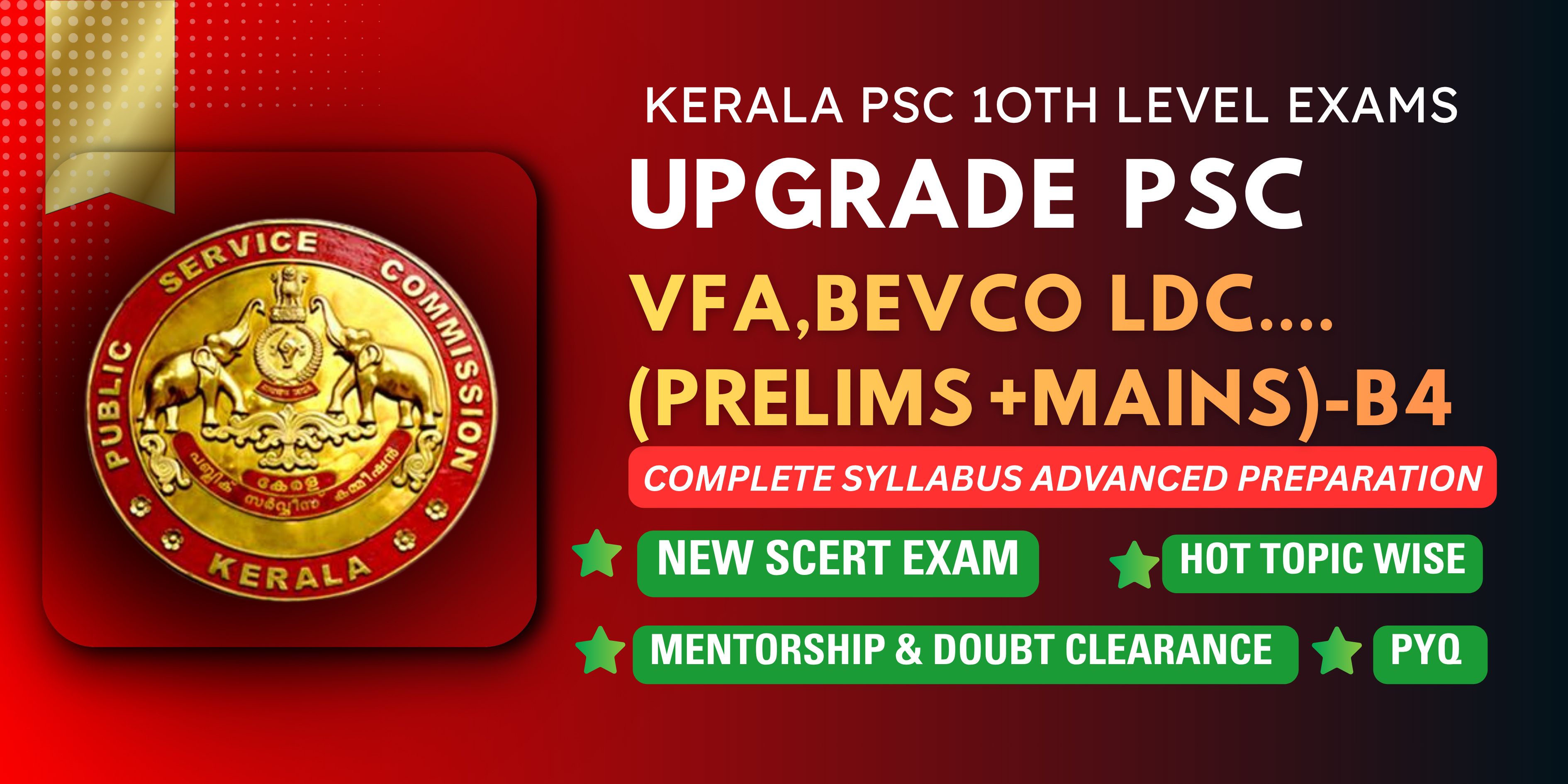 10TH LEVEL PRELIMS AND MAINS (VFA,BEVCO LDC...)-BATCH 4