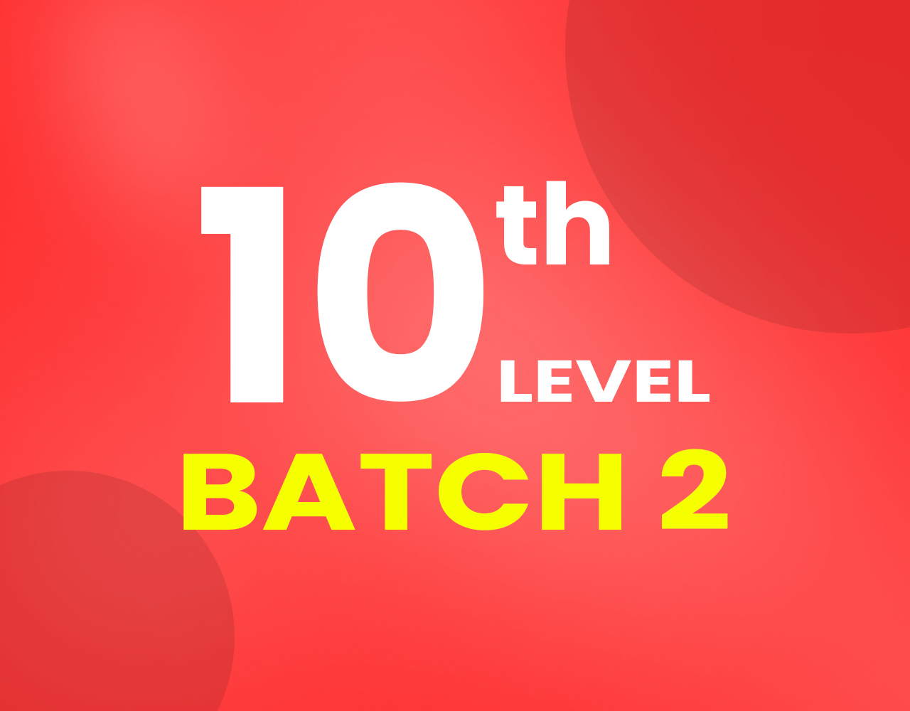 10 TH LEVEL BATCH 2 EXAM